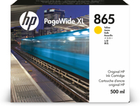 HP 865 500-ml Yellow PageWide XL Ink Cartridge