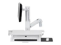 Ergotron StyleView Sit-Stand Combo Arm - Mounting kit (wrist rest, wall mount bra…