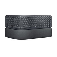 Logitech ERGO K860 - Keyboard - wireless - 2.4 GHz, Bluetooth 5.0 - QWERTY - US I…
