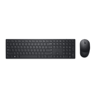 Dell Pro KM5221W - Keyboard and mouse set - wireless - 2.4 GHz - QWERTY - UK - bl…