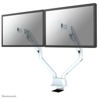 Neomounts FPMA-D750DWHITE2 Monitor arm 10-32 inch - gas spring - Topfix - 180°-stop