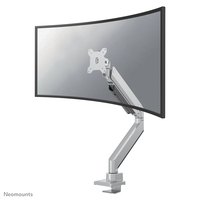 Neomounts NM-D775SILVERPLUS Monitor arm 10-49 inch - gas spring - Topfix - 180°-stop