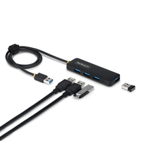 StarTech.com 4-Port USB-A Hub, 5Gbps, Bus Powered, USB-A to 4x USB-A Mini Hub, Ex…