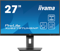 iiyama ProLite 27’’ 4K IPS technology panel with RJ45 (LAN), KVM Switch and USB-C…