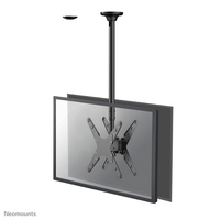 Neomounts FPMA-C340DBLACK Dual monitor/TV mount ceiling 32-75 inch - h 106-156 cm