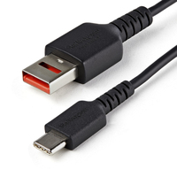 StarTech.com 3ft (1m) Secure Charging Cable – USB-A to USB-C Data Blocker Charge-…