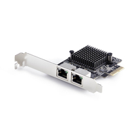 StarTech.com 2-Port 5G Gigabit PCIe Network Adapter Card, 5G/2.5G/1G/100M/10M PCI…
