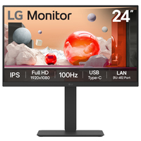 LG 24BA750-B computer monitor 60.5 cm (23.8 inch) 1920 x 1080 pixels Full HD LCD Black