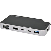 StarTech.com USB C Multiport Adapter - USB-C to 4K HDMI or VGA Video with 100W Po…