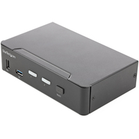 StarTech.com 2 Port HDMI KVM Switch - Single Monitor 4K 60Hz Ultra HD HDR - Deskt…