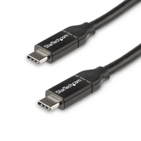 StarTech.com USB-C to USB-C Cable w/ 5A PD - M/M - 0.5 m - USB 2.0 - USB-IF Certi…