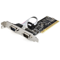StarTech.com PCI Serial Parallel Combo Card with Dual Serial RS232 Ports (DB9) & …