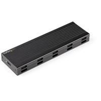 StarTech.com USB-C 10Gbps to M.2 NVMe or M.2 SATA SSD Enclosure - Portable Extern…