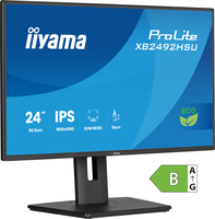 iiyama ProLite 24” IPS Full HD panel with 4-side slim bezel, B energy class and h…
