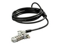 techair - Security cable lock - silver - 2 m