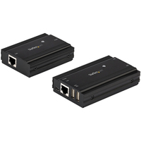 StarTech.com 4-Port USB 2.0 Extender Hub over Single CAT5e/CAT6 Ethernet Cable (R…