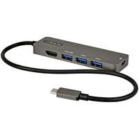 StarTech.com USB C Multiport Adapter - USB-C to HDMI 2.0b 4K 60Hz (HDR10), 100W P…