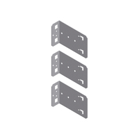 APC  inchPanelSeT SF-E fixing of cable ducts on 19 inch racks - steel - zinc coated - 150…