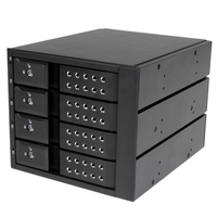 StarTech.com 4 Bay Aluminum Trayless Hot Swap Mobile Rack Backplane for 3.5in SAS…