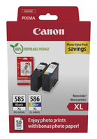 Canon PG-585XL/CL-586 PVP ink cartridge 2 pc(s) Original High (XL) Yield Black, C…
