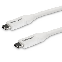 StarTech.com USB-C to USB-C Cable w/ 5A PD - M/M - White - 4 m (13 ft.) - USB 2.0…
