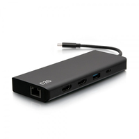 C2G USB C Docking Station - Dual Monitor Docking Station with 4K HDMI, USB, Ether…