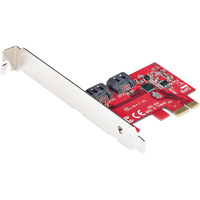 StarTech.com SATA PCIe Card - 2 Port PCIe SATA Expansion Card - 6Gbps - Full/Low …