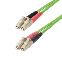 StarTech.com 1m (3.3ft) LC to LC (UPC) OM5 Multimode Fiber Optic Cable, 50/125µm …