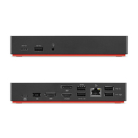 Lenovo 40AF0135EU laptop dock/port replicator Wired Black