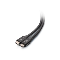 C2G 2.5ft Thunderbolt 4 USB C Cable - USB C to USB C - 40Gbps - M/M - Thunderbolt…