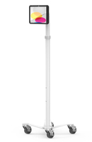 Compulocks iPad 10.9 inch 10th Gen PowerMove Medical Rolling Cart Black
