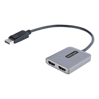 StarTech.com DP to Dual HDMI MST HUB - Dual HDMI 4K 60Hz - DisplayPort Multi Moni…