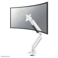 Neomounts NM-D775WHITEPLUS Monitor arm 10-49 inch - gas spring - Topfix - 180°-stop