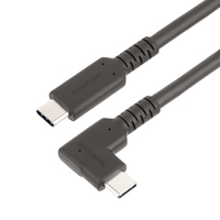 StarTech.com 3ft (1m) Rugged Right Angle USB-C Cable, USB 3.2 Gen 2 (10 Gbps), Fu…