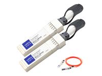 AddOn 5m Cisco Compatible SFP+ AOC - Direct attach cable - SFP+ to SFP+ - 5 m - f…