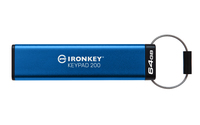 Kingston Technology IronKey 64GB Keypad 200, FIPS 140-3 Lvl 3 AES-256 Hardware En…