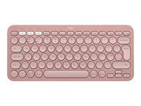 Logitech Pebble Keys 2 K380s - keyboard - QWERTY - UK - tonal rose Input Device