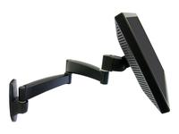 Ergotron 200 Series Wall Mount Arm - Wall mount for LCD display - steel - black -…
