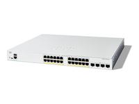 Cisco Catalyst 1200-24FP-4G - Switch - L3 - smart - 24 x 10/100/1000 (PoE+) + 4 x…