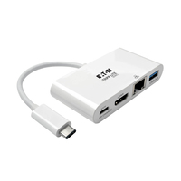 Eaton Tripp Lite Series USB C to HDMI Multiport Video Adapter Converter w/ USB-A …