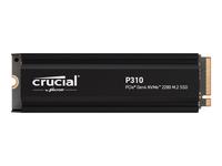 Crucial P310 - SSD - 2 TB - internal - M.2 2280 - PCIe 4.0 x4 (NVMe) - integrated…