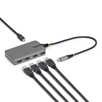 StarTech.com 4-Port USB-C Hub, 5Gbps, Bus Powered, USB C to 4x USB-A Hub with USB…