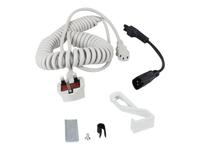 Ergotron Coiled Extension Cord Accessory Kit - Power cable kit - 2.4 m - coiled -…