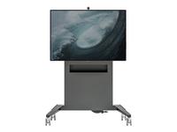 Fixed Height Mobile cart - Suitable for MS 50 inch Hub and Screens with VESA 200-700H…