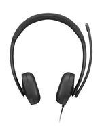 Lenovo VoIP Headset 5000 Wired Head-band Office/Call center USB Type-C Black