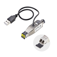 StarTech.com Gigabit Fiber to RJ45 Ethernet Media Converter Dongle, Optical Singl…