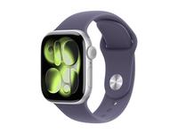 Apple Watch Series 11 (GPS) - silver aluminium - smart watch with sport band - pu…