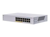 Cisco Business 110 Series 110-16PP - switch - 16 ports - unmanaged - rack-mountab…