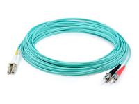 AddOn - Patch cable - LC/PC multi-mode (M) to ST/PC multi-mode (M) - 1 m - fibre …