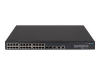 HPE FlexNetwork 5140 24G PoE+ 2SFP+ 2XGT EI - Switch - L3 - smart - 24 x 10/100/1…
